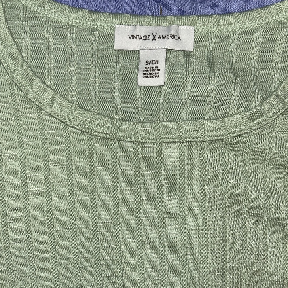 Vintage America ribbed tees - Picture 2 of 4